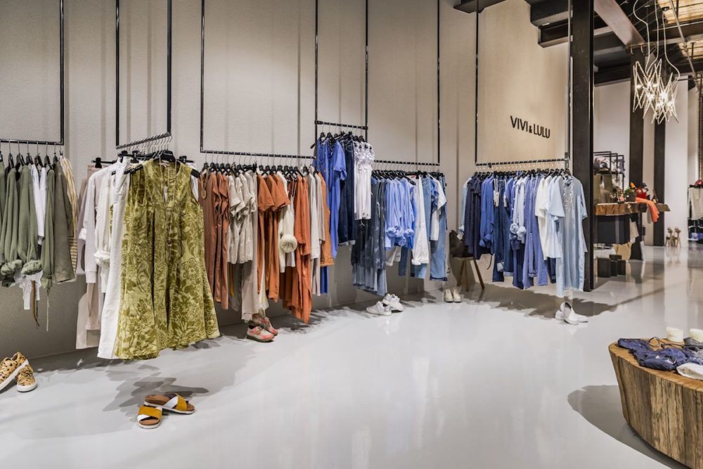 VIVI&LULU - predajne s dámskou módou - interier predajne po rekonštrukcii priestoru