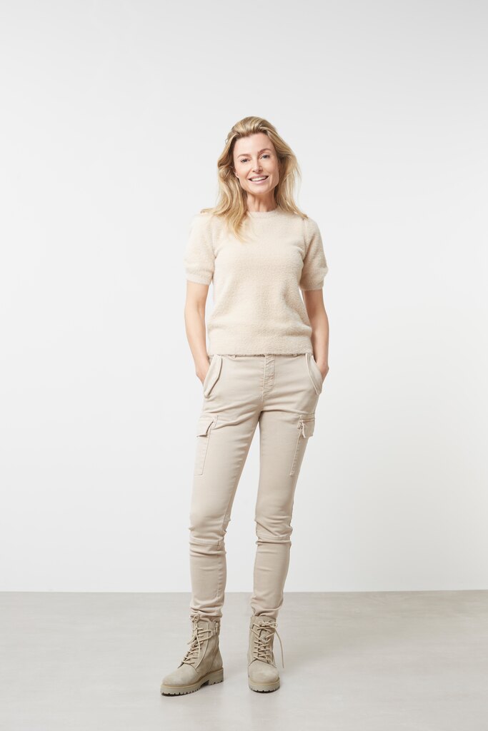 YAYA - Pulóvrik s balónovými rukávmi Smoke gray - smoke gray YAYA - Pulóvrik s balónovými rukávmi Smoke gray - smoke gray