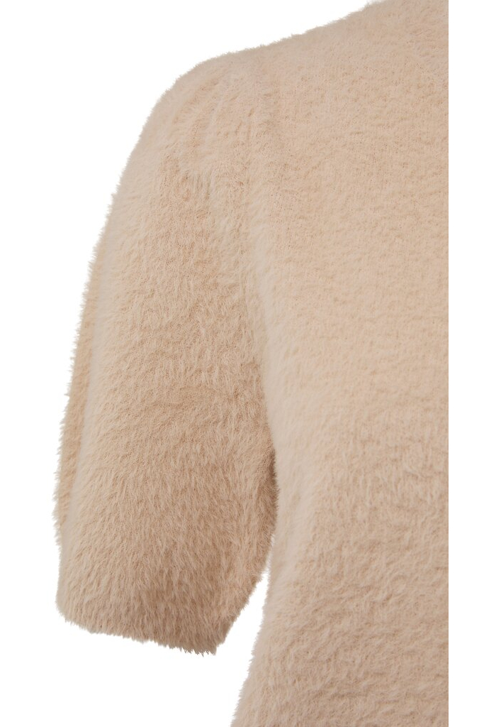 YAYA - Pulóvrik s balónovými rukávmi Smoke gray - smoke gray YAYA - Pulóvrik s balónovými rukávmi Smoke gray - smoke gray