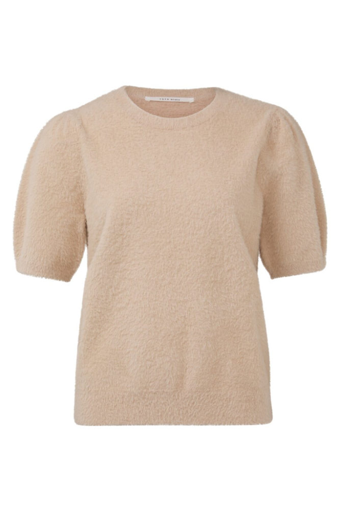 YAYA - Pulóvrik s balónovými rukávmi Smoke gray - smoke gray