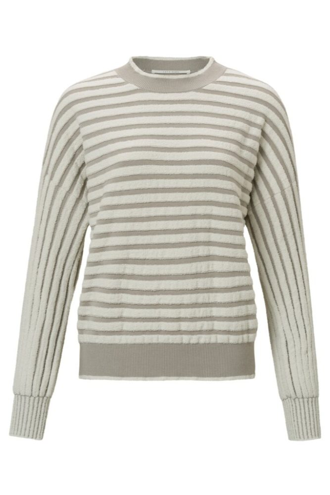 YAYA - Pulóver s pásikmi Paloma grey dessin - paloma grey dessin