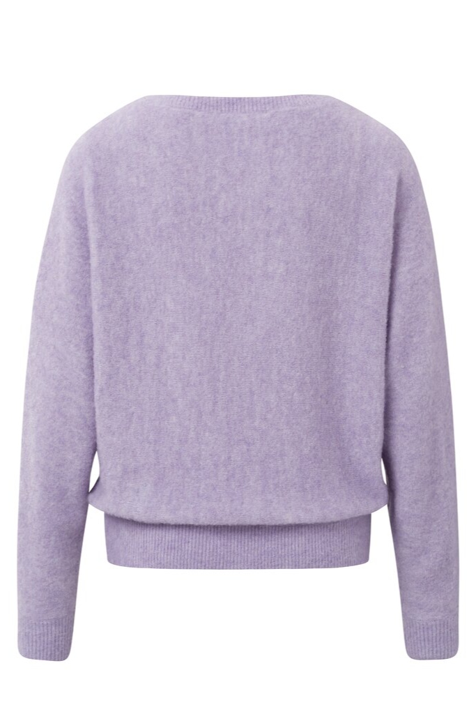 YAYA - Pulóver s lodičkovým výstrihom Rose purple - rose purple YAYA - Pulóver s lodičkovým výstrihom Rose purple - rose purple