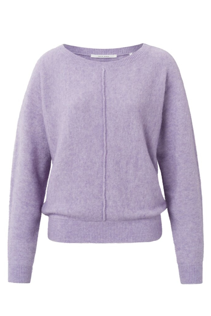 YAYA - Pulóver s lodičkovým výstrihom Rose purple - rose purple YAYA - Pulóver s lodičkovým výstrihom Rose purple - rose purple