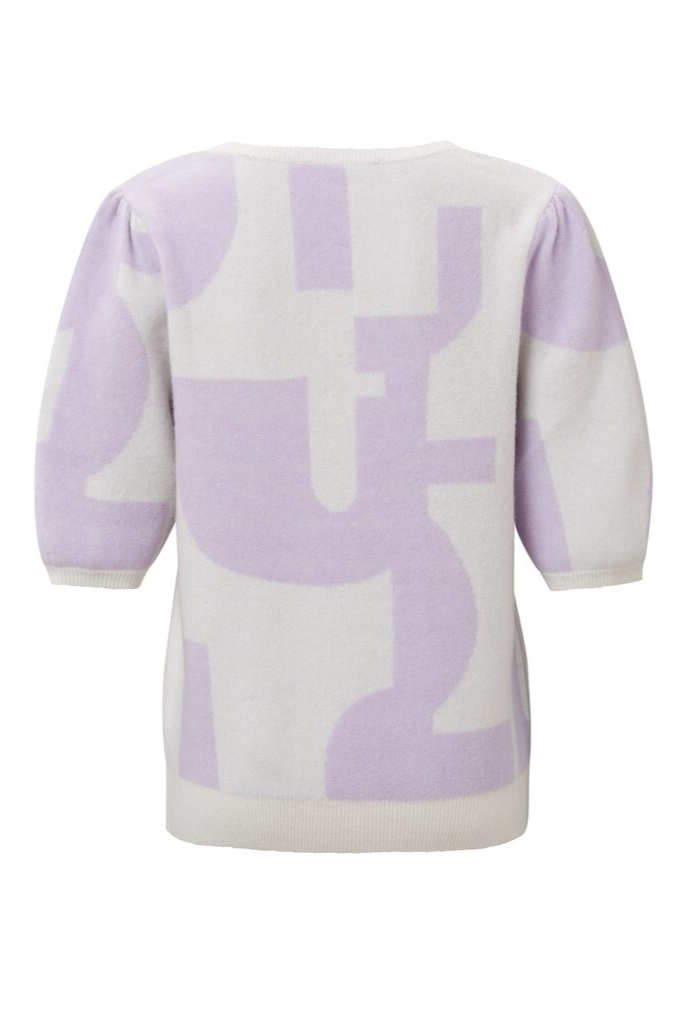 YAYA - Pulóver so žakárovým vzorom Orchid petal purple dessin - orchid petal purple dessin YAYA - Pulóver so žakárovým vzorom Orchid petal purple dessin - orchid petal purple dessin