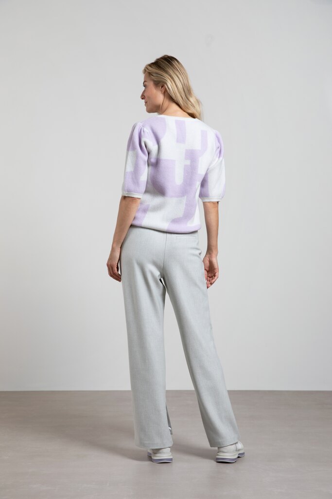 YAYA - Pulóver so žakárovým vzorom Orchid petal purple dessin - orchid petal purple dessin YAYA - Pulóver so žakárovým vzorom Orchid petal purple dessin - orchid petal purple dessin