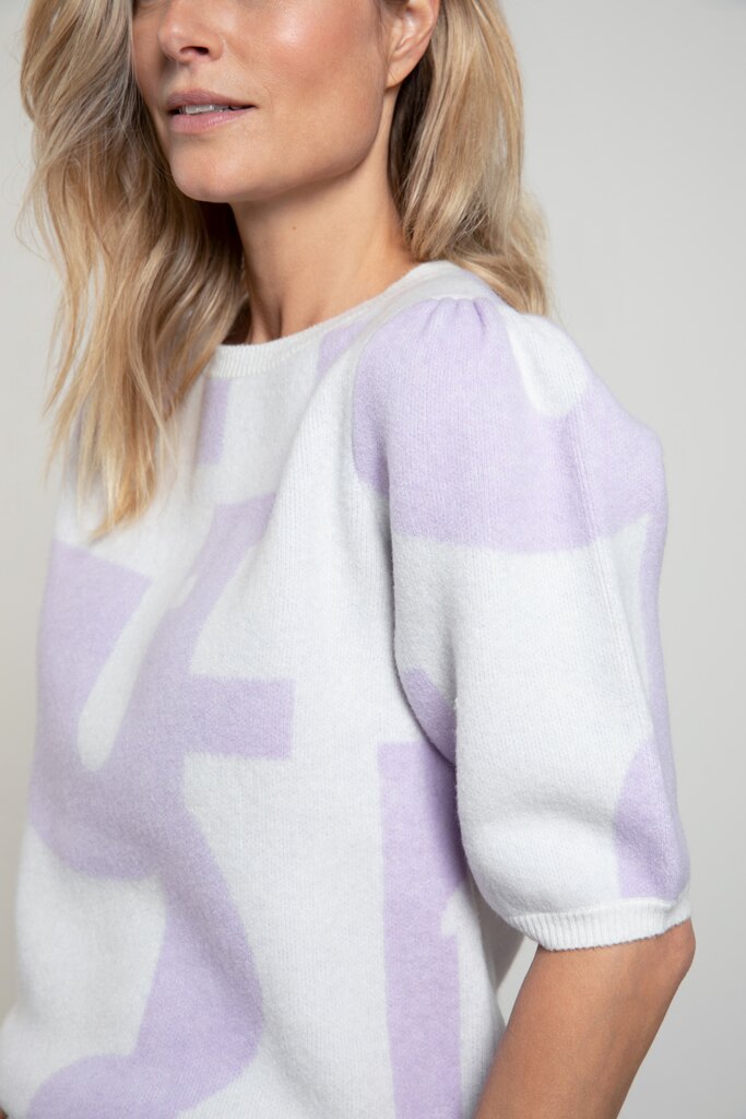 YAYA - Pulóver so žakárovým vzorom Orchid petal purple dessin - orchid petal purple dessin YAYA - Pulóver so žakárovým vzorom Orchid petal purple dessin - orchid petal purple dessin