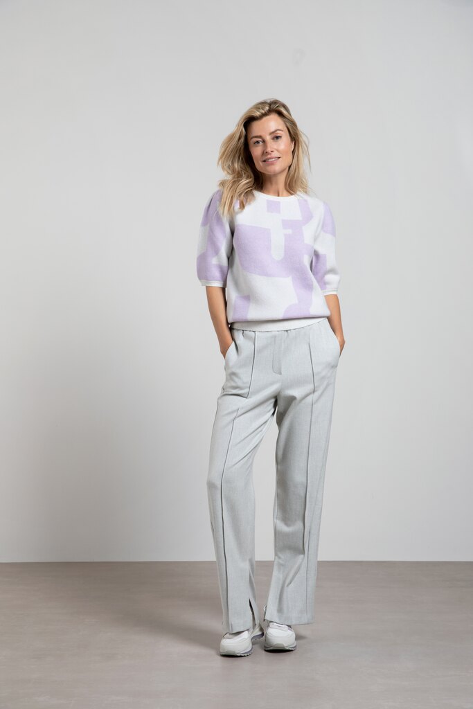 YAYA - Pulóver so žakárovým vzorom Orchid petal purple dessin - orchid petal purple dessin YAYA - Pulóver so žakárovým vzorom Orchid petal purple dessin - orchid petal purple dessin