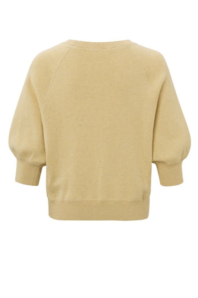 YAYA - Pulóver s 3/4 -vými raglanovými rukávmi Straw yellow melange - straw yellow melange YAYA - Pulóver s 3/4 -vými raglanovými rukávmi Straw yellow melange - straw yellow melange