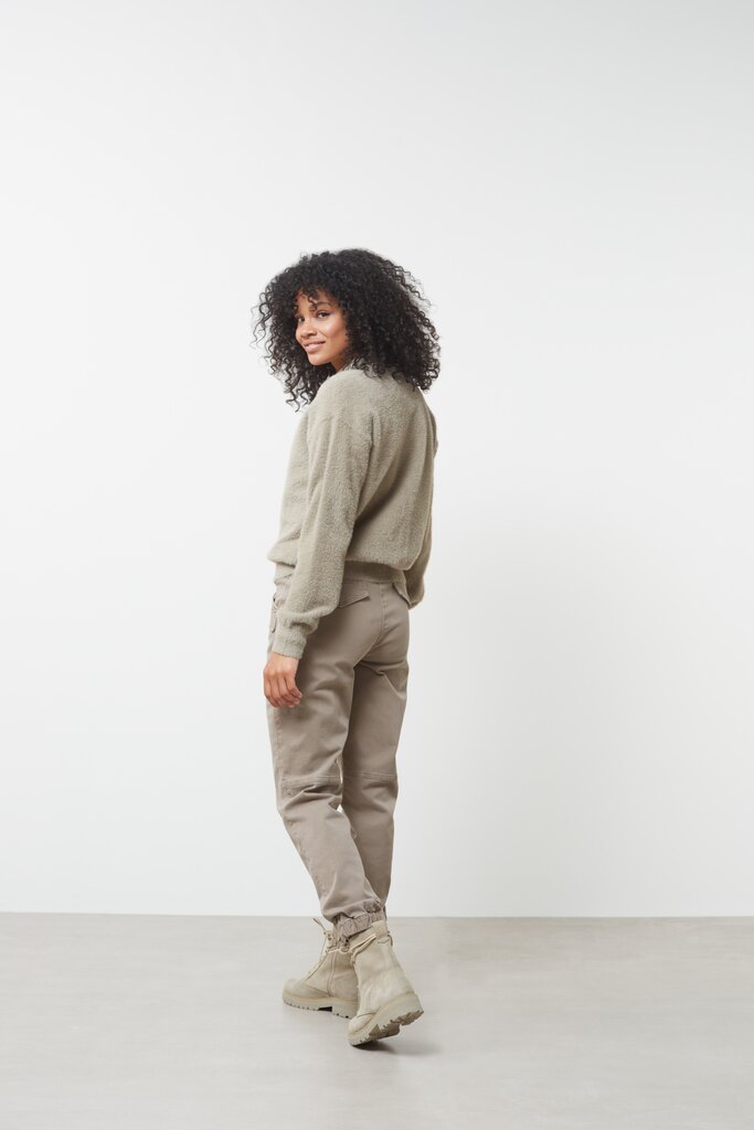 YAYA - Sveter krátky Vintage khaki beige - vintage khaki beige YAYA - Sveter krátky Vintage khaki beige - vintage khaki beige