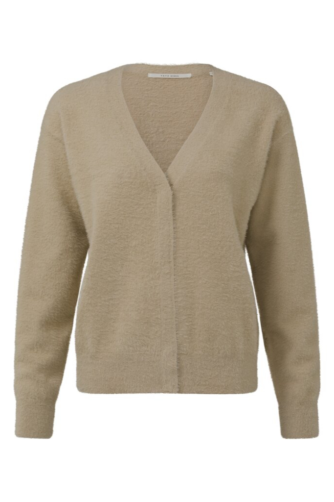 YAYA - Sveter krátky Vintage khaki beige - vintage khaki beige YAYA - Sveter krátky Vintage khaki beige - vintage khaki beige