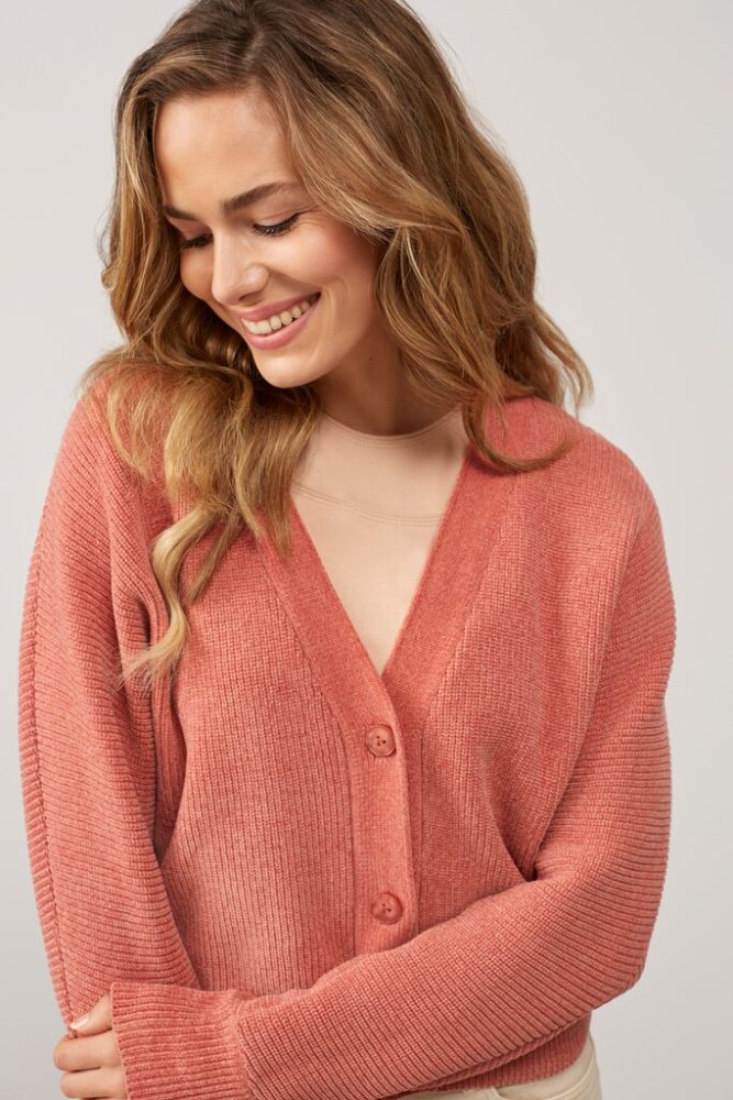 YAYA - Sveter zo ženilky Brick dust red - brick dust red