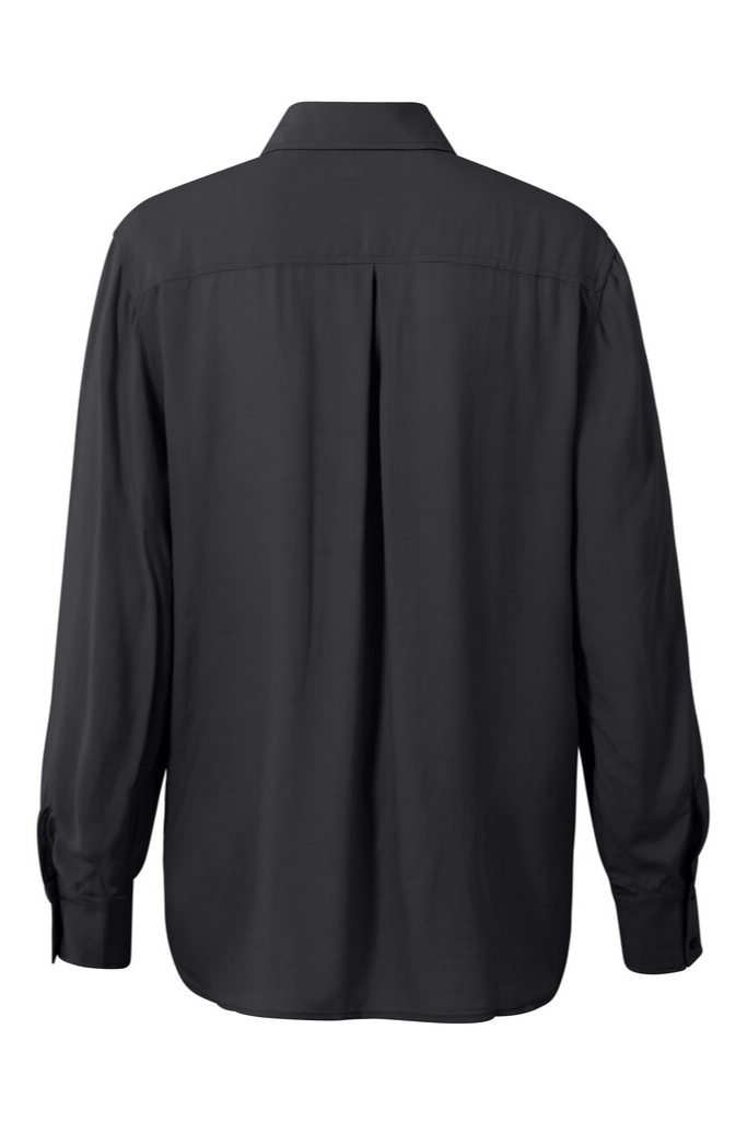 YAYA - Blúzka s límcom a gombíkmi Phantom - phantom YAYA - Blúzka s límcom a gombíkmi Phantom - phantom