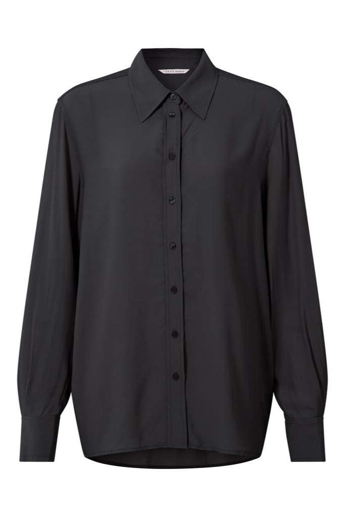 YAYA - Blúzka s límcom a gombíkmi Phantom - phantom YAYA - Blúzka s límcom a gombíkmi Phantom - phantom