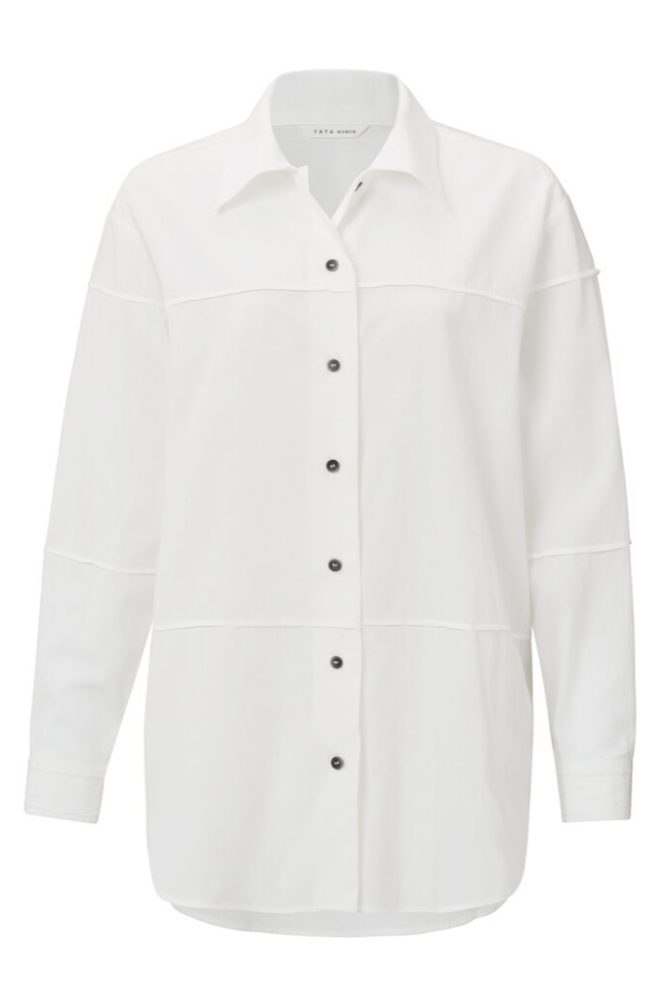 YAYA - Blúzka oversized Bright white - bright white