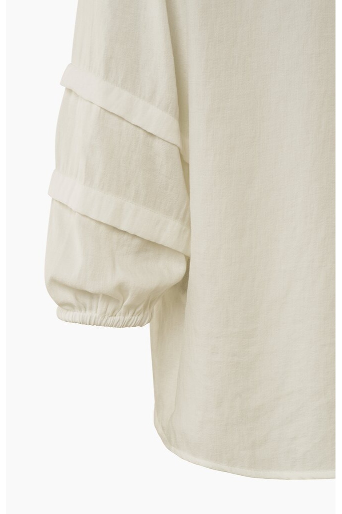 YAYA - Blúzka s 3/4 -vými balonovými rukávmi Summer sand - summer sand YAYA - Blúzka s 3/4 -vými balonovými rukávmi Summer sand - summer sand