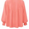 YAYA - Blúzka oversized s balónovými rukávmi Shell pink - shell pink