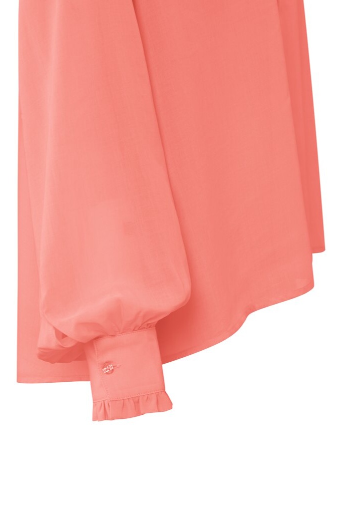 YAYA - Blúzka oversized s balónovými rukávmi Shell pink - shell pink YAYA - Blúzka oversized s balónovými rukávmi Shell pink - shell pink