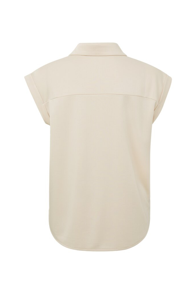 YAYA - Blúzka džerzejová Tapioca sand - tapioca sand YAYA - Blúzka džerzejová Tapioca sand - tapioca sand