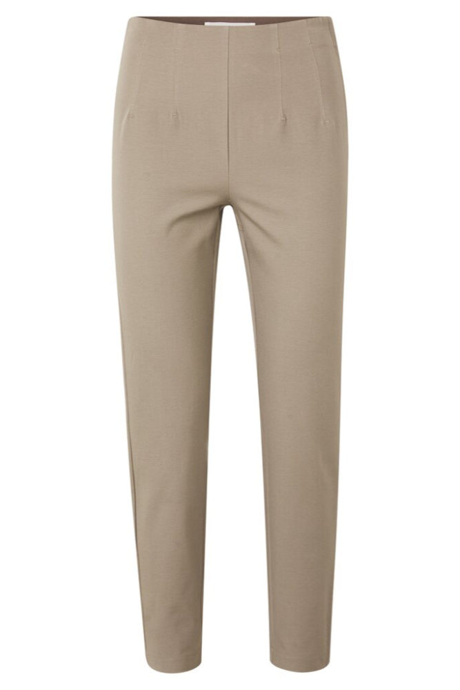 YAYA - Nohavice slim Vintage khaki beige - vintage khaki beige