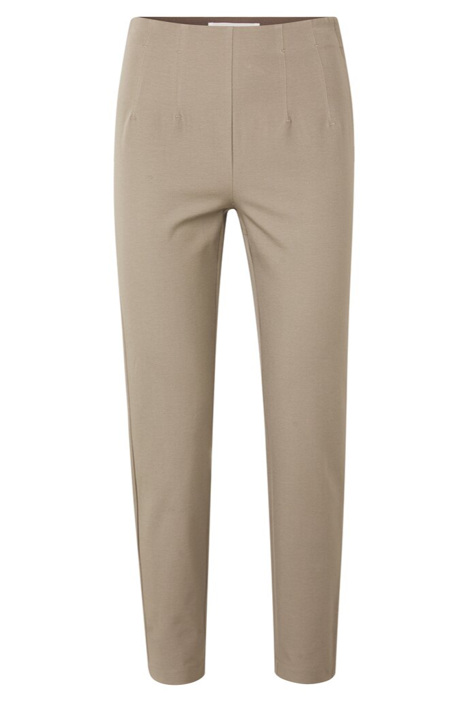 YAYA - Nohavice slim Vintage khaki beige - vintage khaki beige YAYA - Nohavice slim Vintage khaki beige - vintage khaki beige