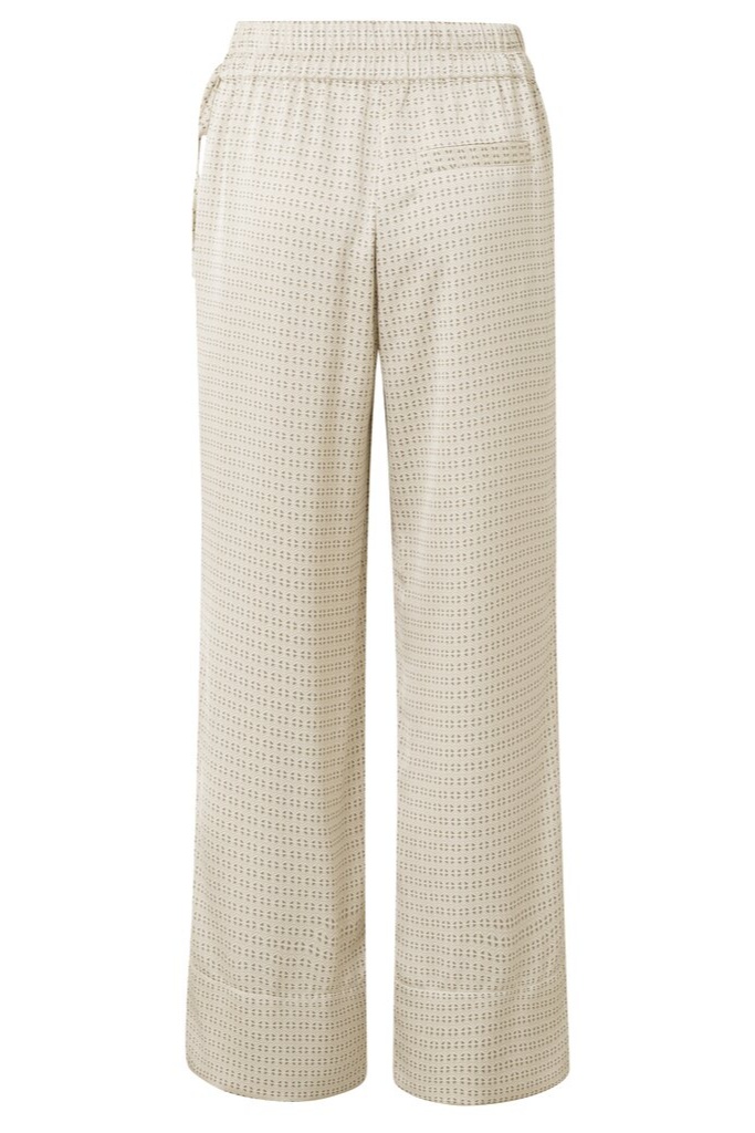 YAYA - Nohavice voľné Mocha meringue sand dessin - mocha meringue sand dessin YAYA - Nohavice voľné Mocha meringue sand dessin - mocha meringue sand dessin