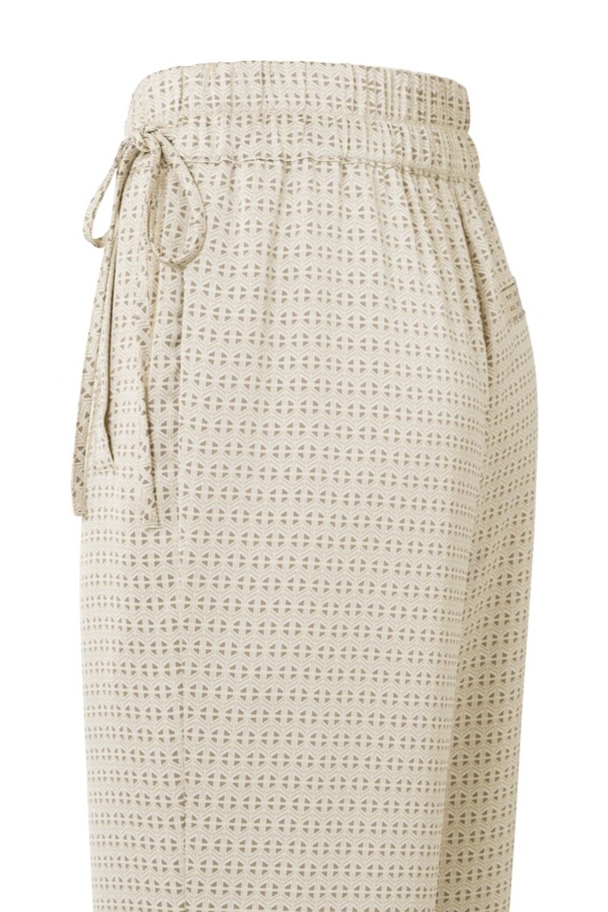 YAYA - Nohavice voľné Mocha meringue sand dessin - mocha meringue sand dessin YAYA - Nohavice voľné Mocha meringue sand dessin - mocha meringue sand dessin