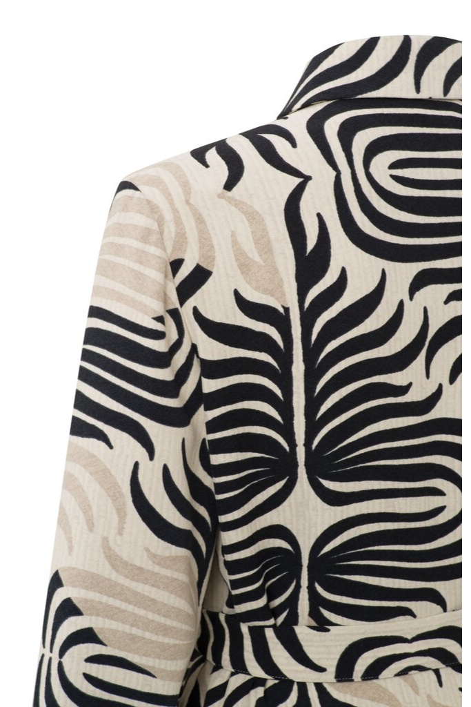 YAYA - Šaty košeľové s potlačou Pumice stone sand dessin - pumice stone sand dessin YAYA - Šaty košeľové s potlačou Pumice stone sand dessin - pumice stone sand dessin