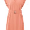 YAYA - Šaty s opaskom Blooming dahlia pink - blooming dahlia pink
