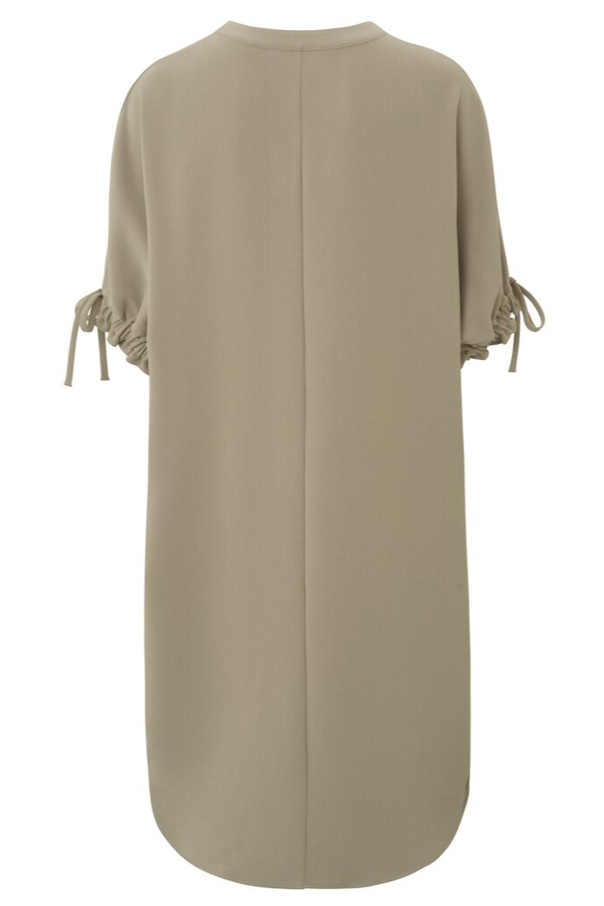 YAYA - Šaty voľné Weathered teak green - weathered teak green YAYA - Šaty voľné Weathered teak green - weathered teak green