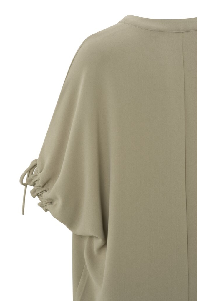 YAYA - Šaty voľné Weathered teak green - weathered teak green YAYA - Šaty voľné Weathered teak green - weathered teak green