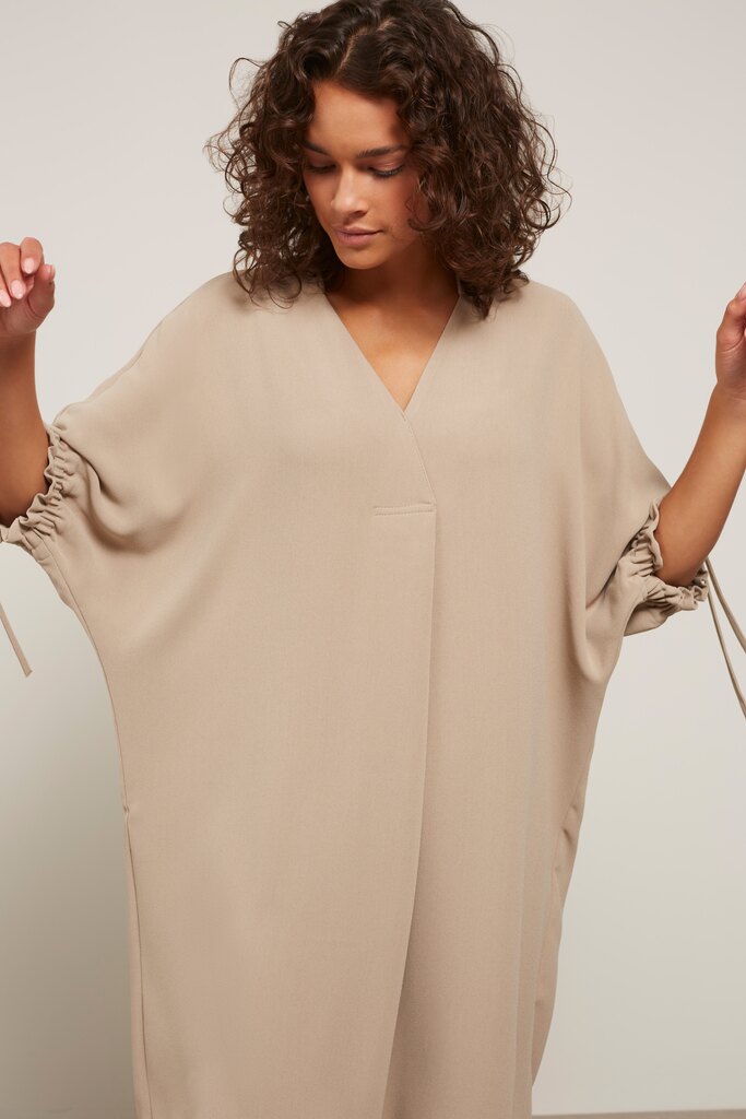 YAYA - Šaty voľné Weathered teak green - weathered teak green YAYA - Šaty voľné Weathered teak green - weathered teak green