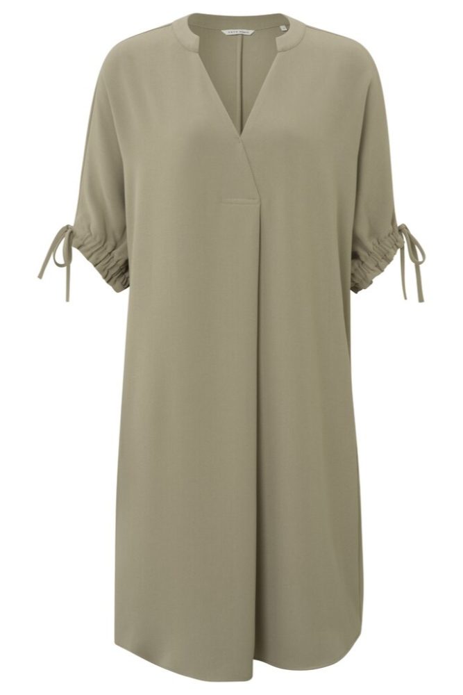 YAYA - Šaty voľné Weathered teak green - weathered teak green