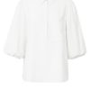 YAYA - Blúzka s krátkymi balónovými rukávmi Pure white - pure white