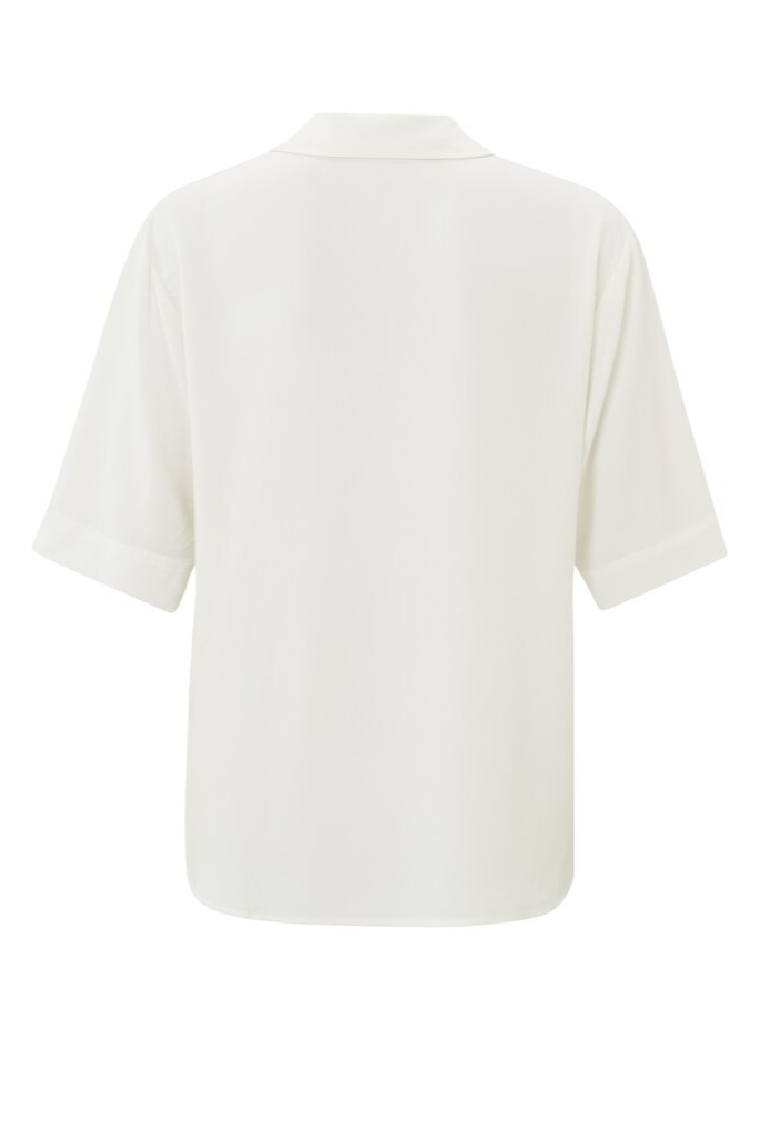 YAYA - Blúzka s V-výstrihom Star white - star white YAYA - Blúzka s V-výstrihom Star white - star white