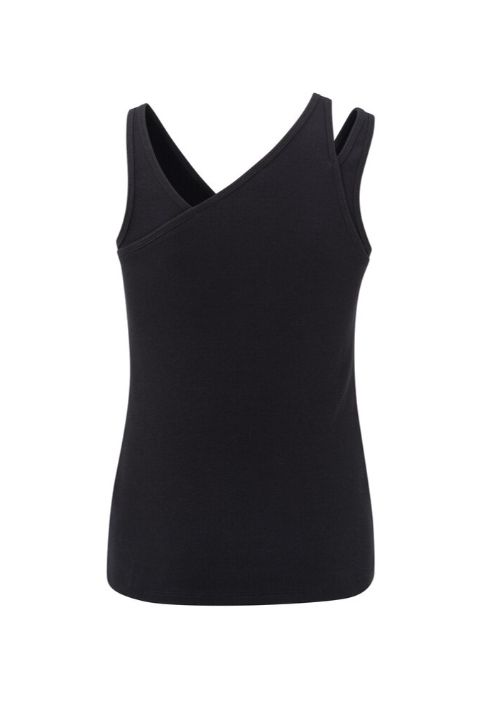 YAYA - Tričko s asymetrickými ramienkami Beauty black - beauty black YAYA - Tričko s asymetrickými ramienkami Beauty black - beauty black