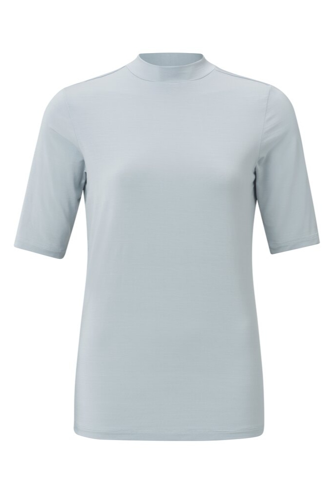 YAYA - Top so stojačikom Pearl blue - pearl blue YAYA - Top so stojačikom Pearl blue - pearl blue