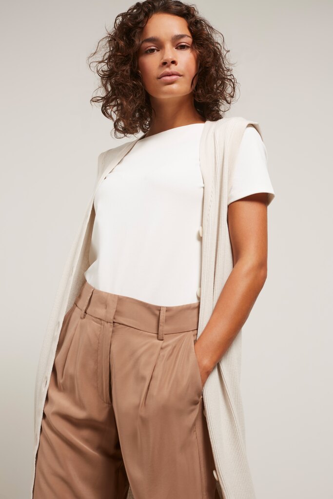 YAYA - Tričko s lodičkovým výstrihom Star white - star white YAYA - Tričko s lodičkovým výstrihom Star white - star white