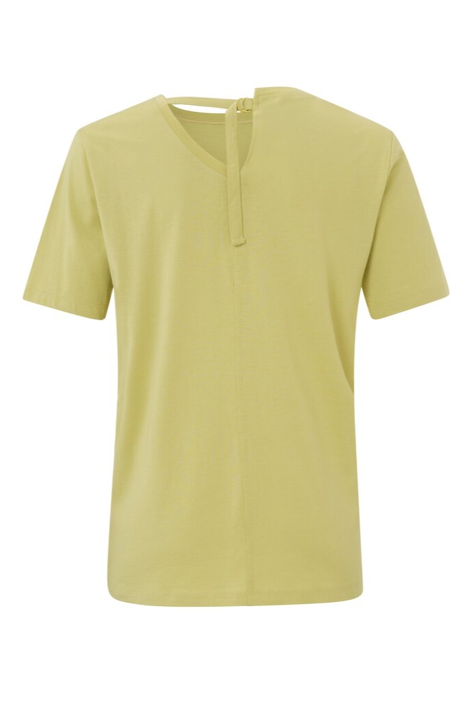 YAYA - Tričko s detailom na chrbáte Pistachio - pistachio YAYA - Tričko s detailom na chrbáte Pistachio - pistachio