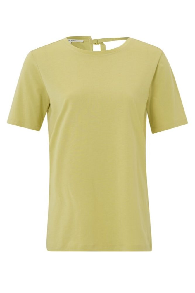 YAYA - Tričko s detailom na chrbáte Pistachio - pistachio