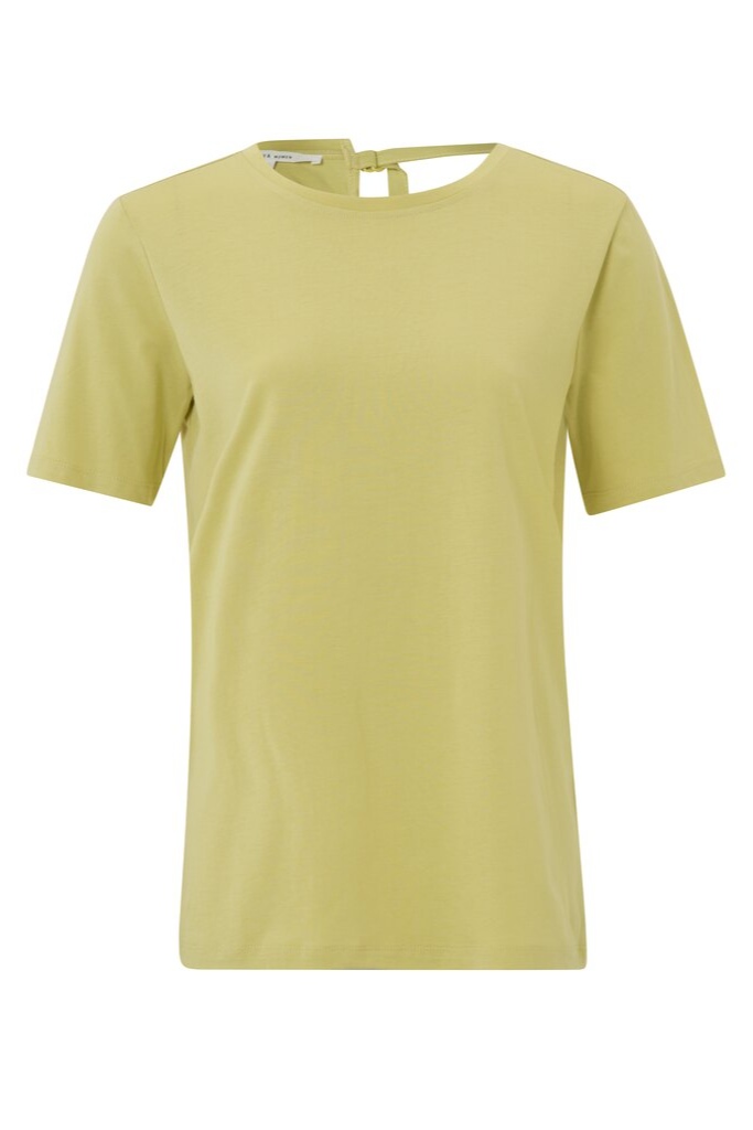 YAYA - Tričko s detailom na chrbáte Pistachio - pistachio YAYA - Tričko s detailom na chrbáte Pistachio - pistachio