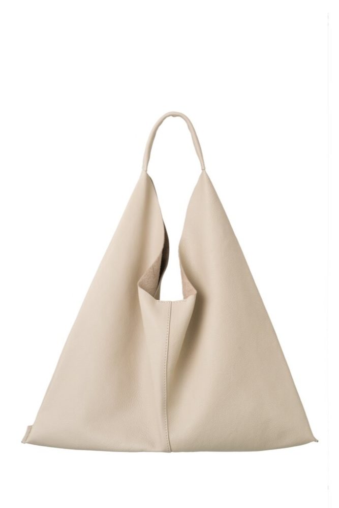 YAYA - Taška z kože Light grey - light grey