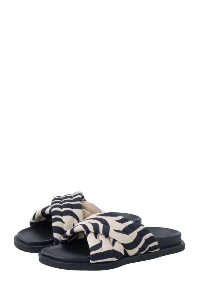 YAYA - Šľapky s retro potlačou Pumice stone sand dessin - pumice stone sand dessin