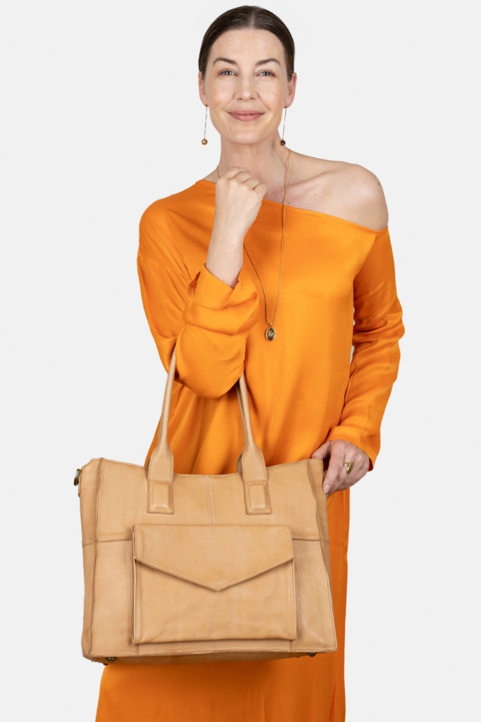 REDESIGNED - Kabelka Otilia Urban 29x37x14 cm Desert Sand - desert sand REDESIGNED - Kabelka Otilia Urban 29x37x14 cm Desert Sand - desert sand