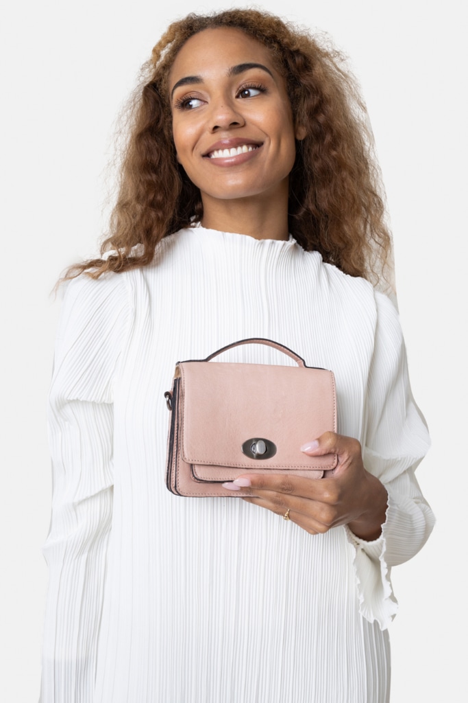 REDESIGNED - Kabelka Alba small 12x18x7 cm Rose - rose REDESIGNED - Kabelka Alba small 12x18x7 cm Rose - rose