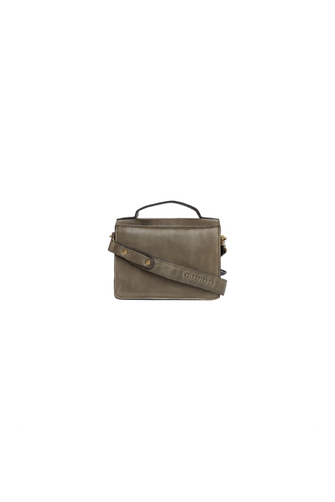 REDESIGNED - Kabelka Alba small 12x18x7 cm - olive REDESIGNED - Kabelka Alba small 12x18x7 cm - olive
