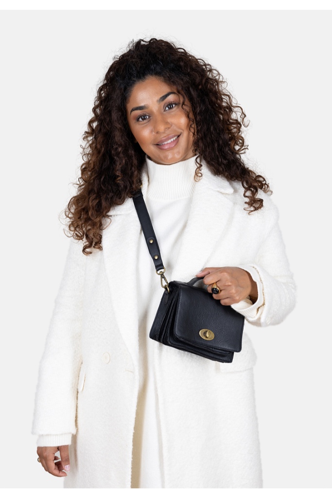 REDESIGNED - Kabelka Alba small 12x18x7 cm - black REDESIGNED - Kabelka Alba small 12x18x7 cm - black