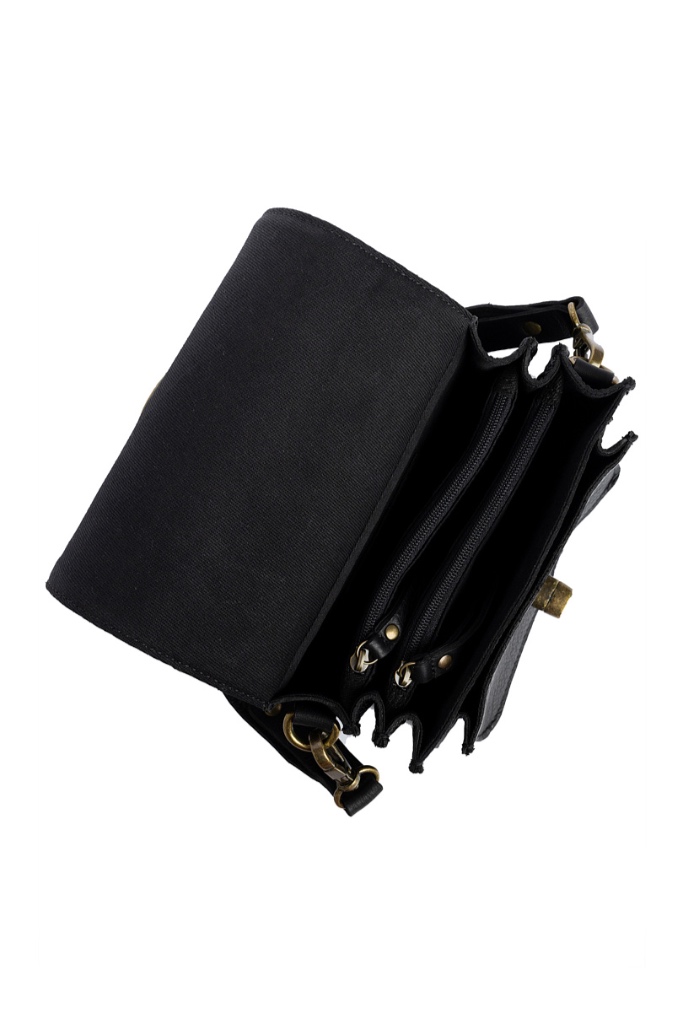 REDESIGNED - Kabelka Alba small 12x18x7 cm - black REDESIGNED - Kabelka Alba small 12x18x7 cm - black