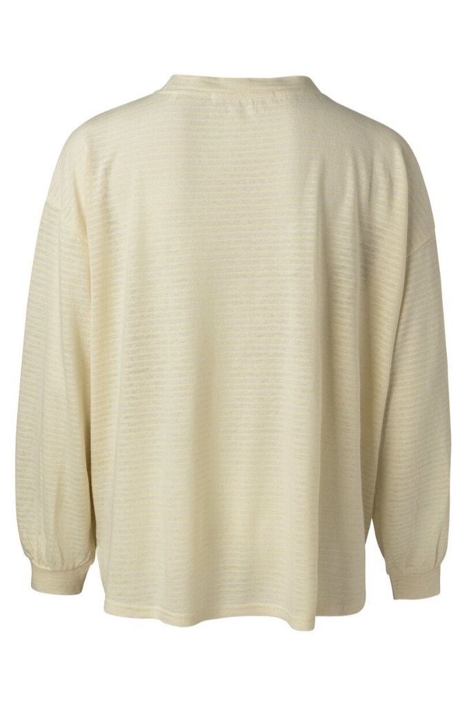 YAYA - Top oversized s vreckom - bleached sand dessin YAYA - Top oversized s vreckom - bleached sand dessin