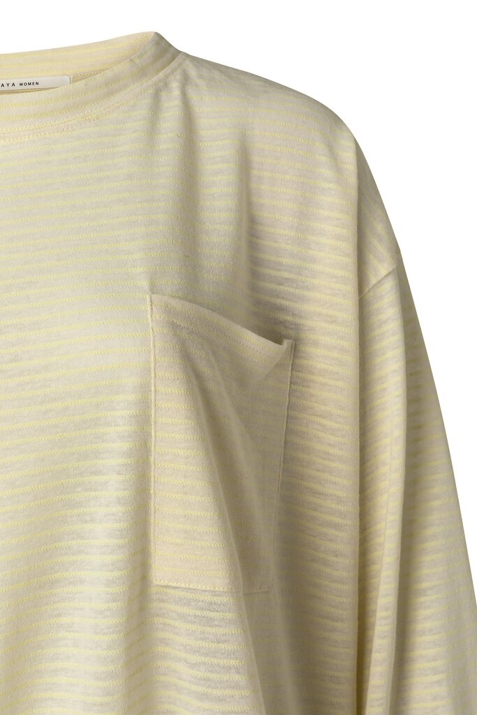 YAYA - Top oversized s vreckom - bleached sand dessin YAYA - Top oversized s vreckom - bleached sand dessin