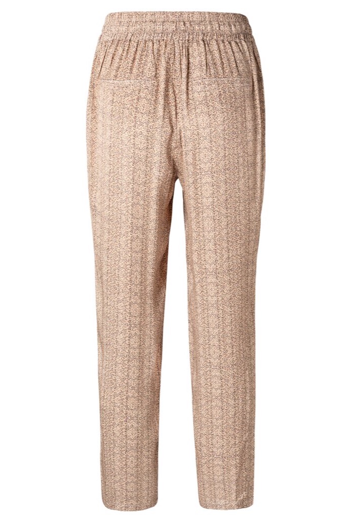 YAYA - Nohavice voľné s potlačou - pale peach dessin YAYA - Nohavice voľné s potlačou - pale peach dessin